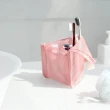 【Dagebeno荷生活】可站立式盥洗用品收納袋 牙膏牙刷洗面乳大容量網格化妝包(4入)