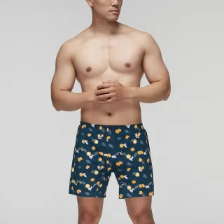 【Mr. DADADO】圓滿雙收 M-3L印花四角男內褲 天然絲光棉-吸濕排汗-GHQ339TG(土耳其綠)