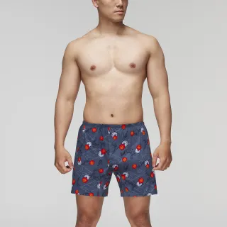 【Mr. DADADO】灌籃無敵 M-3L印花四角男內褲 天然絲光棉-吸濕排汗-GHQ337GY(灰)