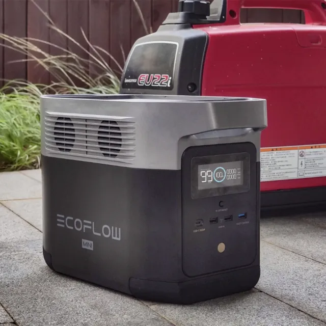 ECOFLOW】Delta Mini 移動電源戶外電源(移動電池行動電站露營車宿露營