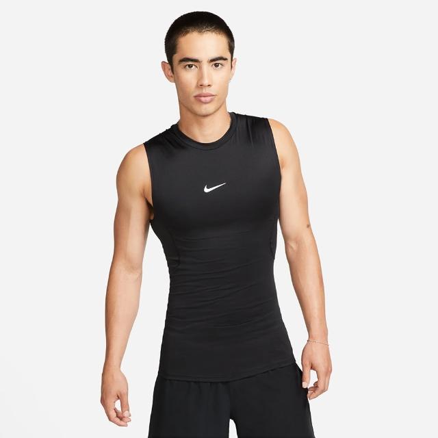 【NIKE 耐吉】背心 男款 運動背心 慢跑 緊身 AS M NP DF TOP SL TIGHT 黑 FB7915-010(S5017)