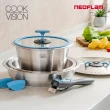 【NEOFLAM】Cookvision SUS304不鏽鋼鍋具8件組/Nesto(可拆把手)
