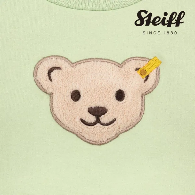 【STEIFF】熊頭童裝  經典熊頭長袖T 內刷毛(長袖上衣  啾啾款)