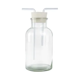 【工具達人】抽氣瓶 吸引瓶 過濾瓶 大口瓶 1000m 實驗 氣洗瓶 玻璃洗氣瓶 氣體洗瓶(190-GWB1000)