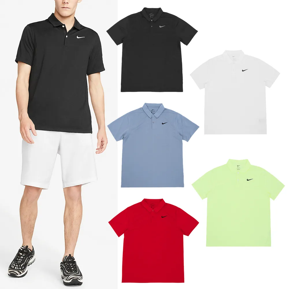 【NIKE 耐吉】短袖 Golf 男款 POLO衫 吸濕排汗 高爾夫球衫 運動上衣 透氣 Dri-FIT 單一價(CU9793-701)