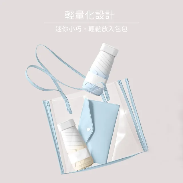 【MINI米利安】迷你漸層色口袋傘 UPF50+ 防曬 5折超輕巧 輕量傘(折疊傘/晴雨傘/遮陽傘/摺疊傘 雙11)