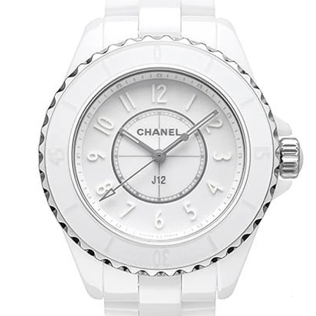 CHANEL 香奈兒 J12 極致煥白石英陶瓷腕表x33mm(H6345)