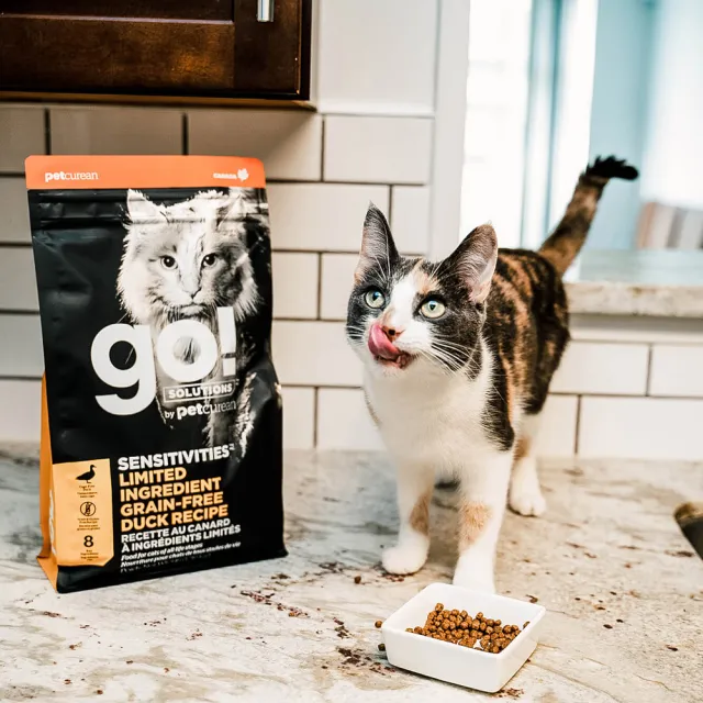 【Go!】低致敏鴨肉16磅 貓咪低敏系列 單一肉無穀天然糧(貓糧 貓飼料 鴨肉  寵物食品 全齡貓)