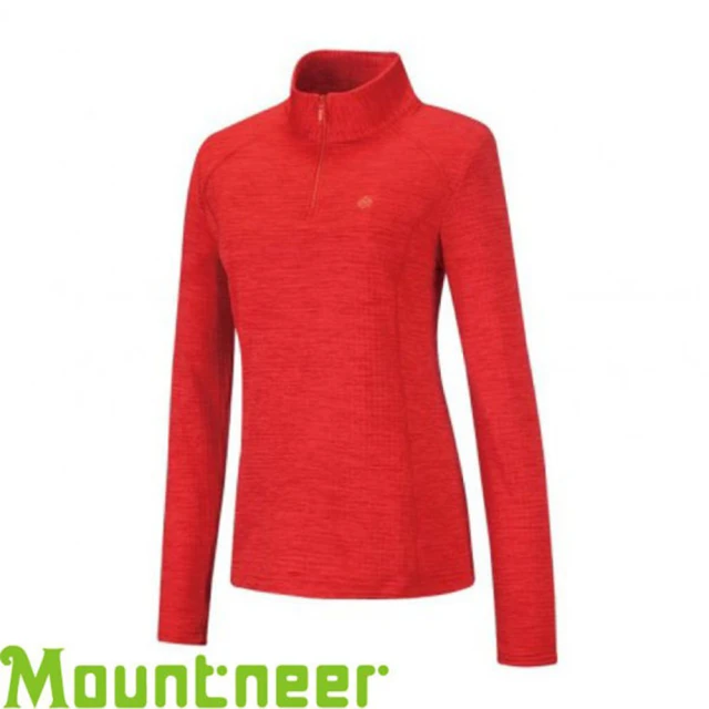 Mountneer 山林 女 雲彩針織保暖上衣《深玫紅》32
