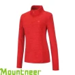 【Mountneer 山林】女款 雲彩針織保暖上衣《紅》吸濕排汗/長袖衣/22P16(悠遊山水)