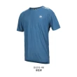 【FIRESTAR】男彈性圓領短袖T恤-慢跑 路跑 涼感 運動 上衣 反光 墨藍銀(D3231-98)