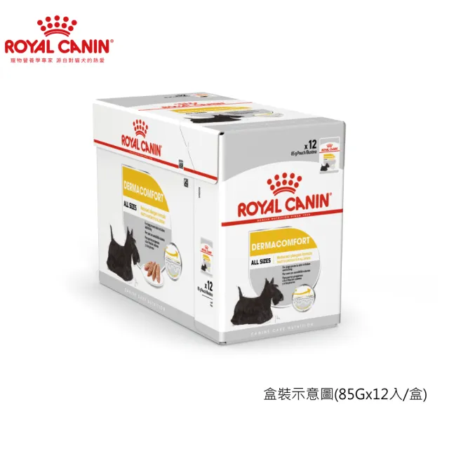 【ROYAL 法國皇家】博美成犬專用濕糧餐包85gx12包/盒(主食罐 餐包 全齡適用)