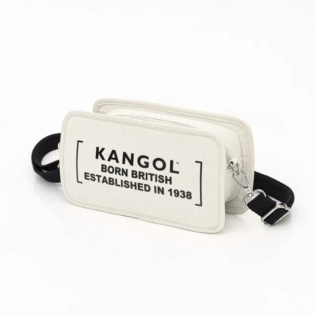 【KANGOL】KANGOL 男女 側背包 米白(雙11限定 1111 6225171001)