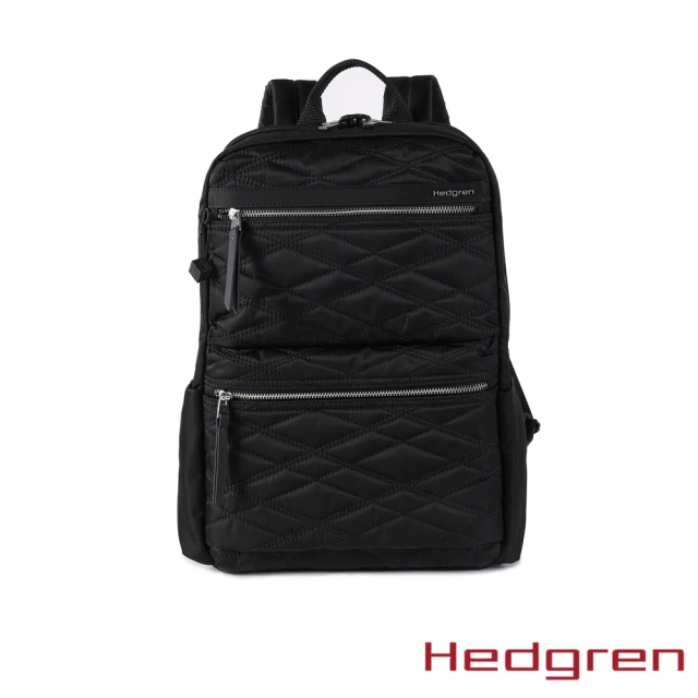 HedgrenHedgren HEDGREN INNER CITY系列 RFID防盜 15.4吋 雙格層 後背包(菱格黑)