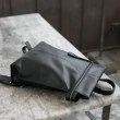 【Darker Than Black】Flat Rectangular Backpack 扁平後背包(後背包/真皮包)
