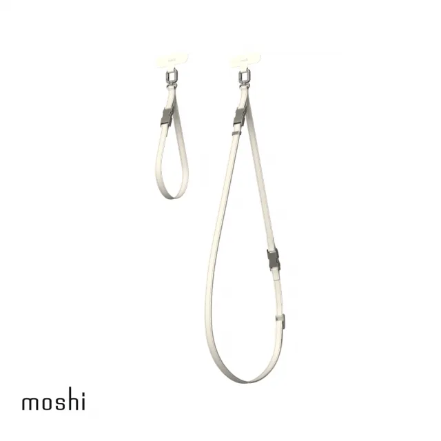 【moshi】2-in-1 二合一背帶/手腕帶 - 奶酒白