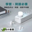 【YING SHUO】迷你小夜燈 USB 宿舍燈 夜燈 LED 即插即用(照明 紅外線 智能 USB充電)