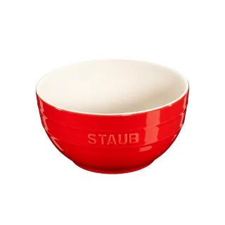 【法國Staub】圓型陶瓷碗17cm-櫻桃紅(1.2L)