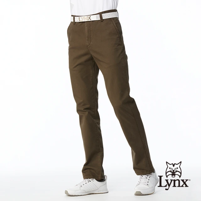 Lynx Golf 男款純棉彈性舒適精選材質素面百搭基本款平