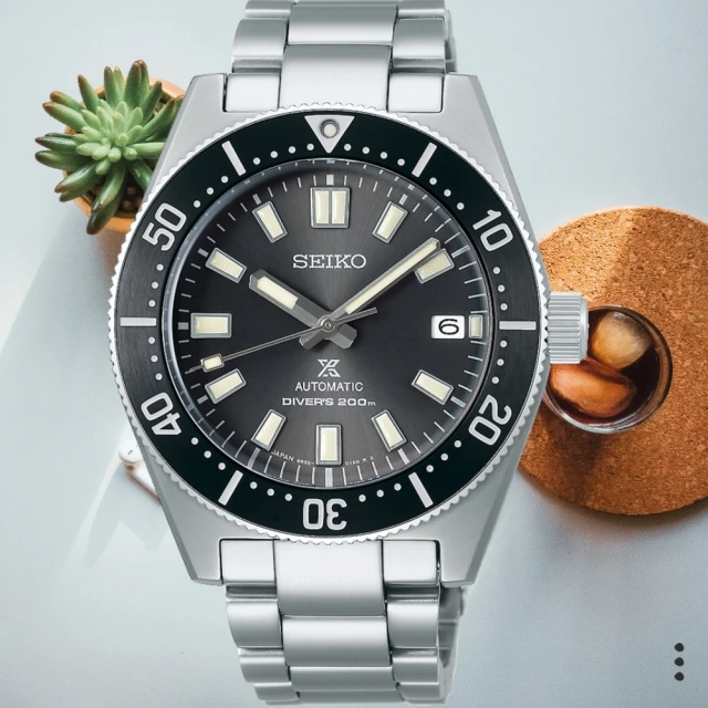 【SEIKO 精工】DIVER 1965復刻機械錶 40mm/SK034(6R35-00P0N / SPB143J1)