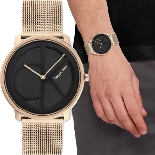 【Calvin Klein 凱文克萊】CK 經典Logo米蘭帶手錶-40mm 新年禮物(25200029)