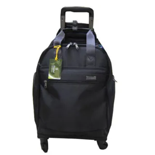 【YESON】拉桿袋旅行袋可登機360度旋轉輪同18吋容量(高單數防水尼龍布台灣製造精品輕量全齡)