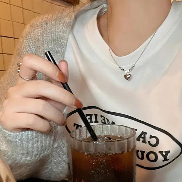 【MoonDy】七夕 包包 s925純銀項鏈 愛心項鍊 女生項鍊 正生純銀項鍊 不掉色項鍊 抗過敏項鍊 女 
