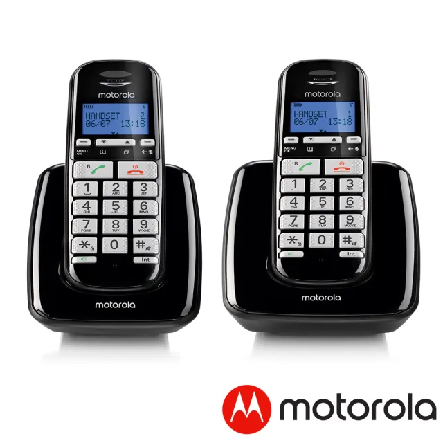 【Motorola】大字鍵DECT無線雙機(S3002)