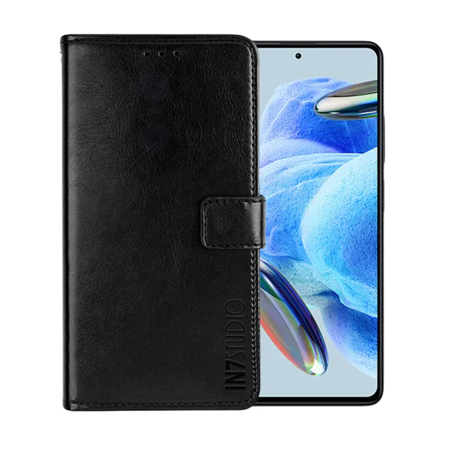 【IN7】紅米 Note 12 Pro 5G 6.67吋 磁扣側掀瘋馬紋PU皮套