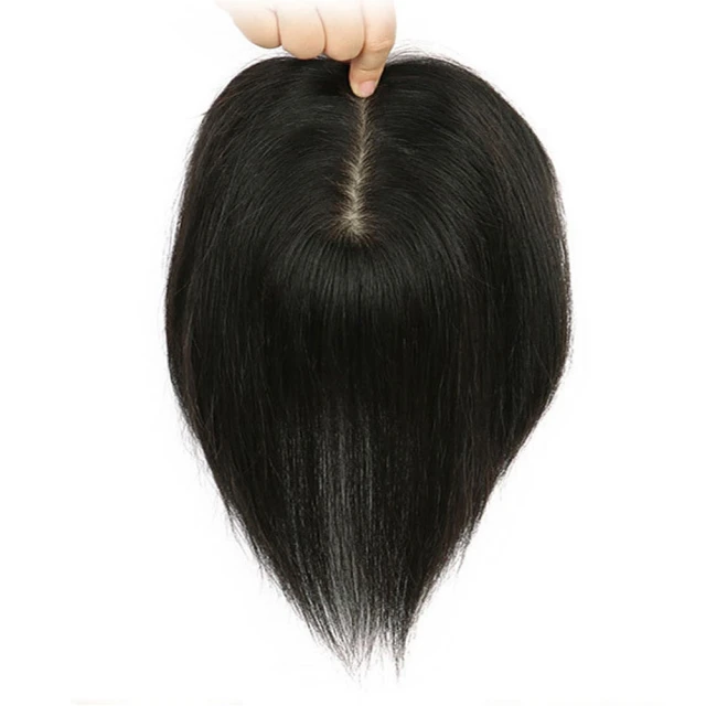 米蘭精品 真髮髮片短假髮(自然蓬鬆25cm直髮女假髮74fr