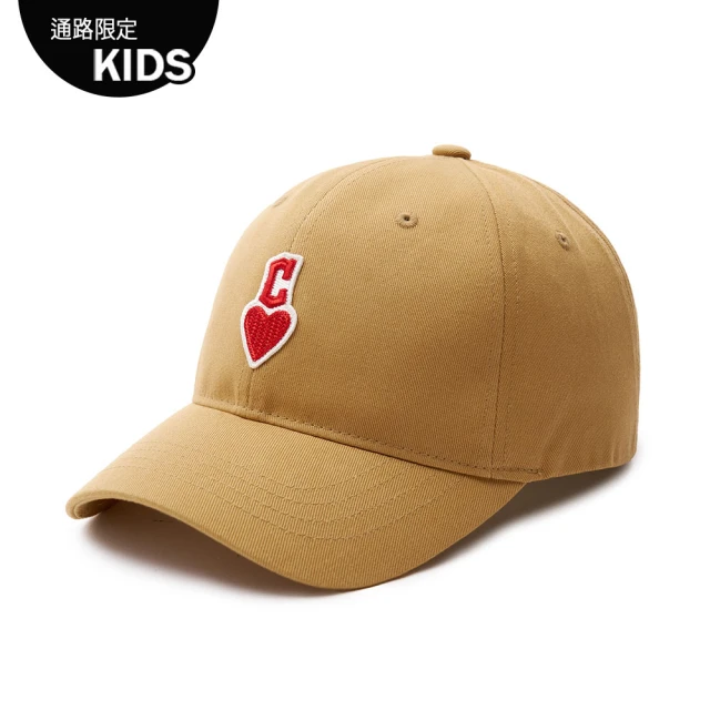 MLBMLB 童裝 可調式棒球帽 童帽 Heart系列 克里夫蘭守護者隊(7ACPH033N-45CAL)