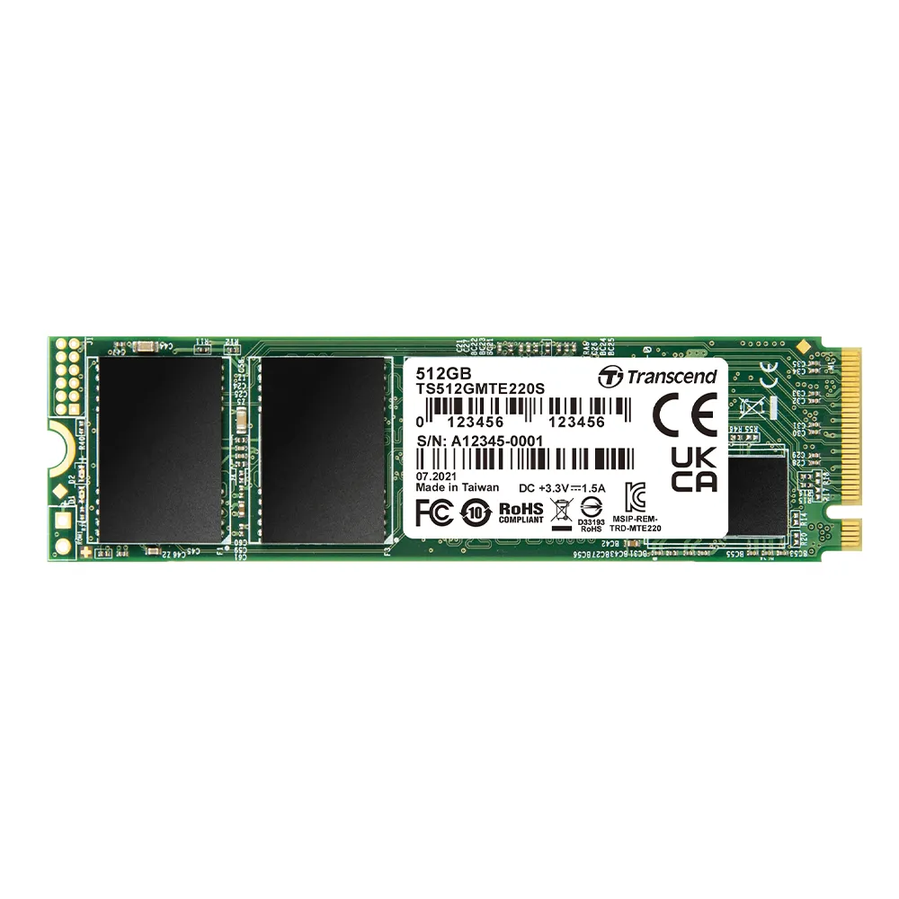 【Transcend 創見】MTE220S 512GB M.2 2280 PCIe Gen3x4 SSD固態硬碟(TS512GMTE220S 新舊包裝隨機出貨)