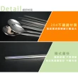 【COBO】304不鏽鋼實心扁筷湯匙 韓式餐具8件組