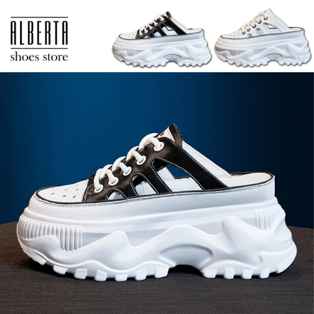GDC 韓系石紋方頭素色低跟穆勒拖鞋-米色(310221-1