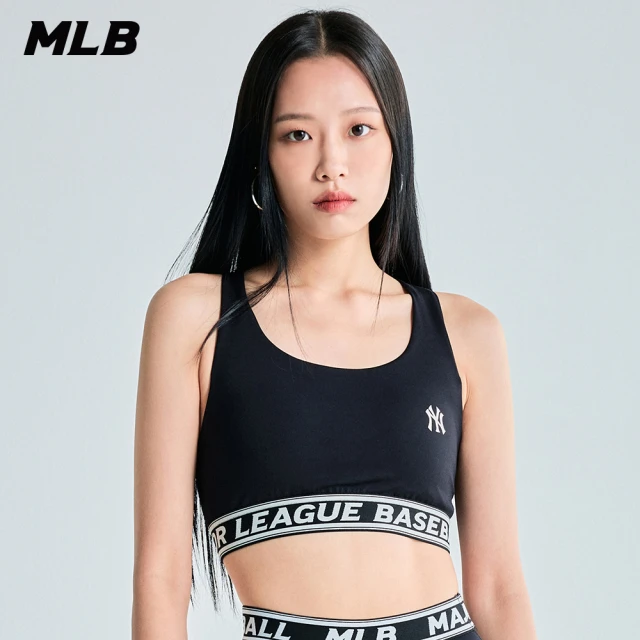 MLB 小Logo女版運動褲 休閒長褲 紐約洋基隊(3FPT