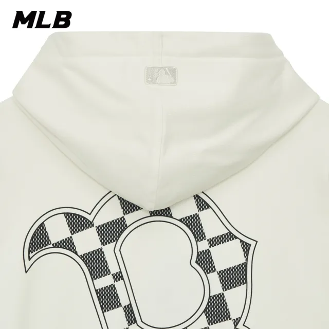 【MLB】連帽上衣 帽T Checkerboard系列 波士頓紅襪隊(3AHDO0134-43CRS)