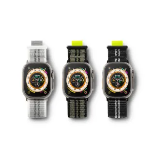 【Ringke】Apple Watch 49 / 45 / 44 / 42mm Sports Air Loop 透氣運動錶帶 黑 白 橄欖(Rearth 尼龍 錶環)