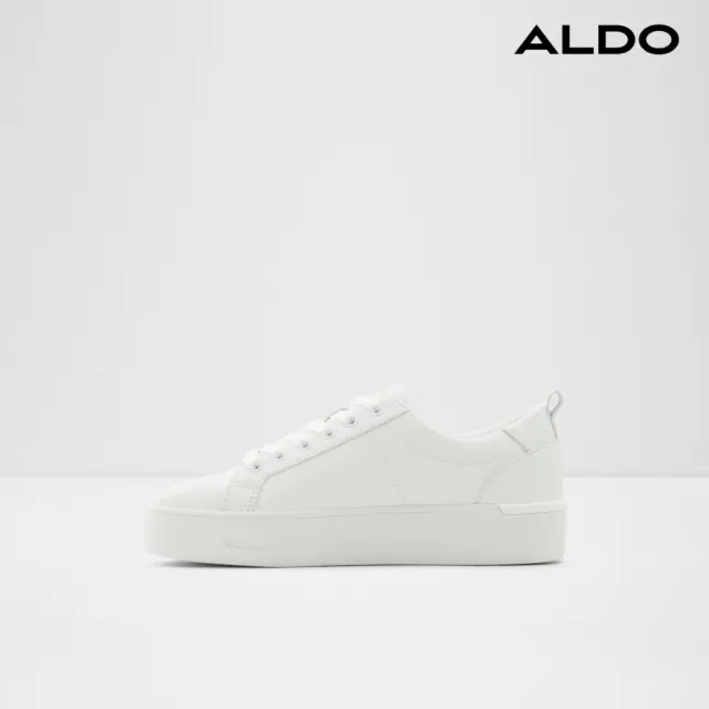 【ALDO】MEADOW-經典潮流潔白小白鞋-女鞋(白色)