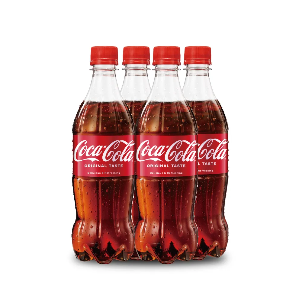 【Coca-Cola 可口可樂】寶特瓶600ml x4入/組