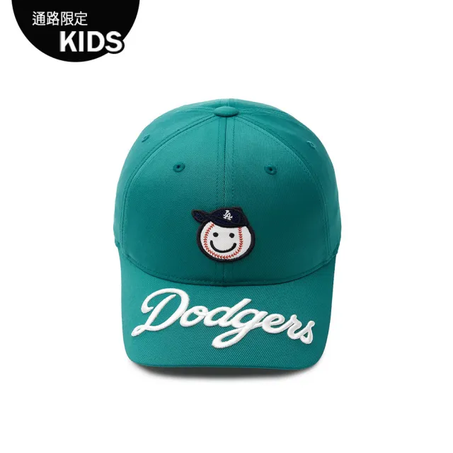 【MLB】童裝 可調式棒球帽 童帽 Green Play系列 洛杉磯道奇隊(7ACPE033N-07GNS)