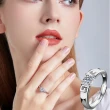 【KT DADA】戒指 指環 情侶對戒 純銀情侶 對戒 純銀對戒 小眾設計 造型戒指 開口戒指 鑽戒 男女對戒