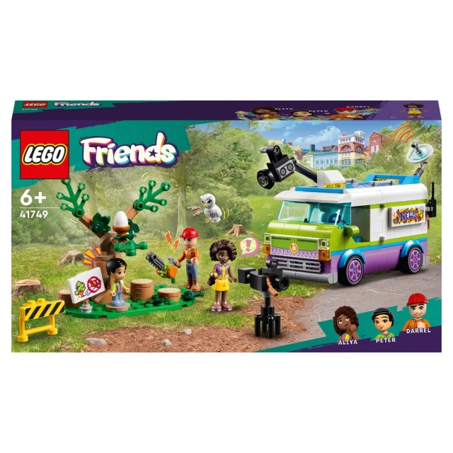 LEGO 樂高LEGO 樂高 41749 Friends朋友系列 新聞採訪車(交通工具 積木 人偶)