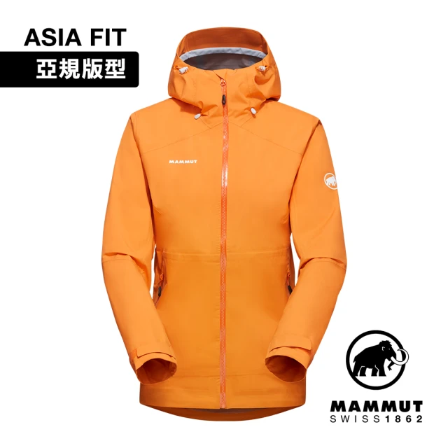 Mammut 長毛象 Convey Tour HS Hooded Jacket AF GTX防水連帽外套 女款 柑桔橘 #1010-28801