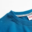 【EDWIN】男裝 露營系列 經典撞色拼接LOGO厚長袖T恤(土耳其藍)