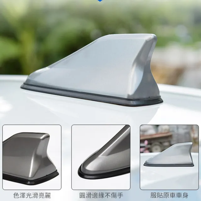 【勝利者】ABS烤漆 碳纖維 車頂鯊魚鰭裝飾車用天線 收音機天線