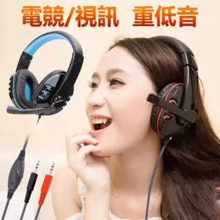 【DR.MANGO 芒果科技】全罩式重低音電競耳機