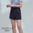 【MEDUSA 曼度莎】現貨-金色排釦西裝短褲（M-XL）｜女短褲 西裝短褲(101-63703)