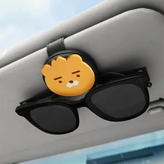 【Kakao Friends】Kakao Friends車用遮陽板眼鏡收納夾車用眼鏡夾(眼鏡收納 卡夾 票夾)