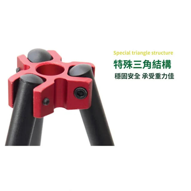 【TOP&TOP】三段高度可調鋁合金吊柄支架 贈收納袋/燈架/鍋架/燒烤架/烤肉/露營/野炊/中秋
