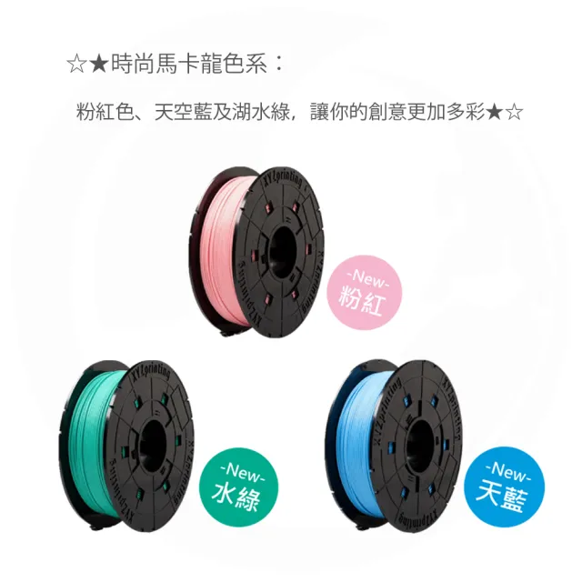 【XYZprinting】PLA NFC-馬卡龍色 湖水綠_600g(3D列印機 線材 耗材)